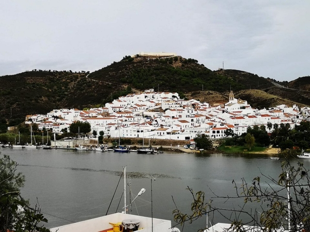 Looking across to San Lucar in Spain